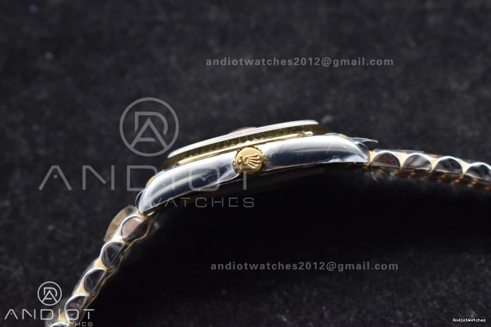 on Bracelet VR Jubilee 36 558 Diamonds Clean 904L Best YG 1:1 DateJust YG Dial Edition Versatile Steel 126233 SS 0306